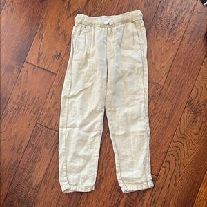 Zara Kids Cream Casual Trousers
